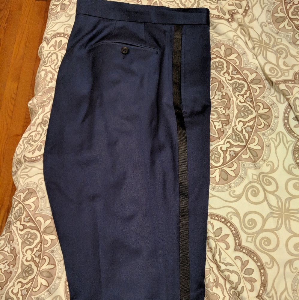 Calvin Klein Blue Slim Fit Tuxedo - Picture 4 of 8